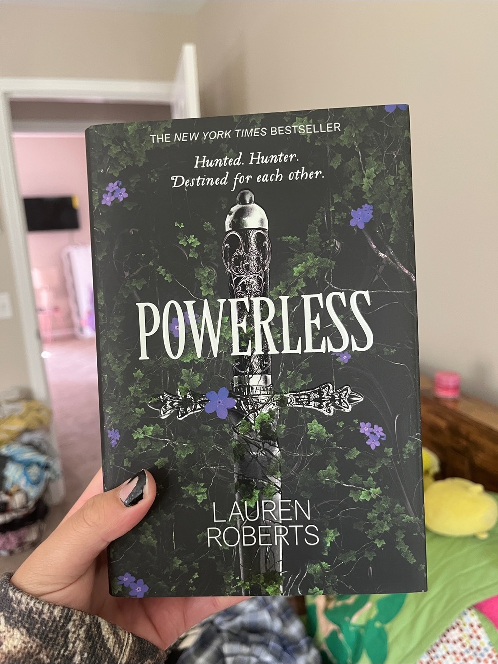 Barnes & Noble Black & Green "Powerless" by Lauren Roberts